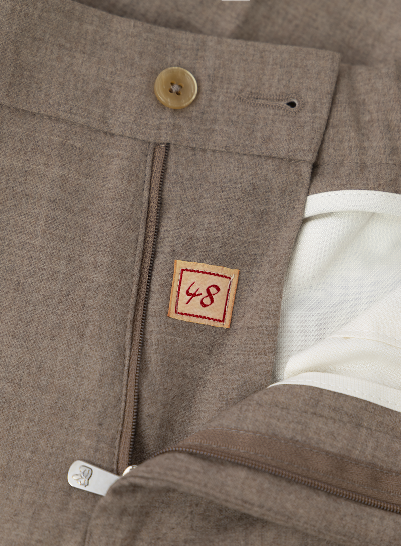 Jog pantalon van wol en cashmere | FULL_WIDTH | Beige