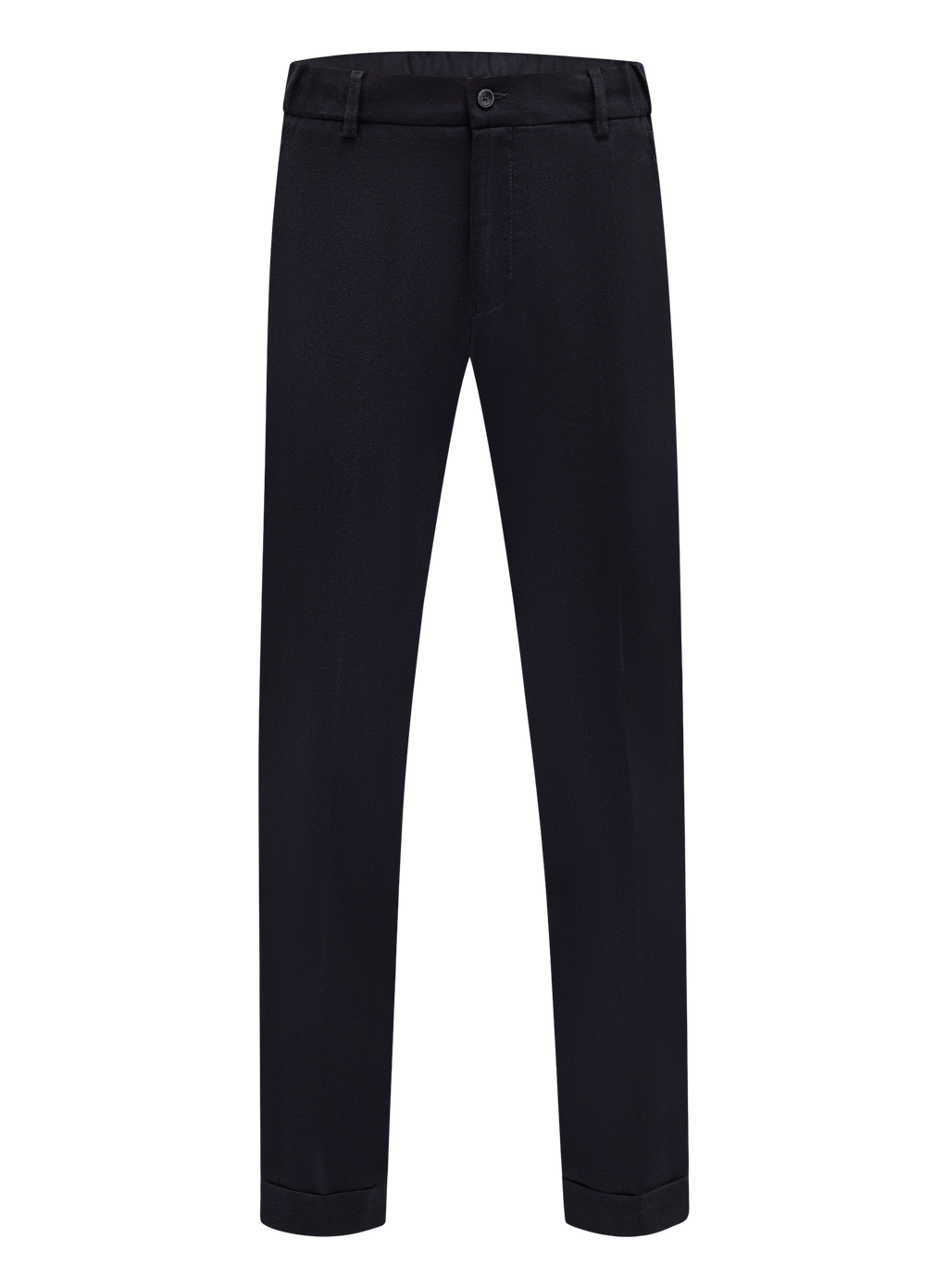 Jog pantalon in wol cashmere stretch | BLUE NAVY