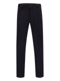 Jog pantalon in wol cashmere stretch | BLUE NAVY