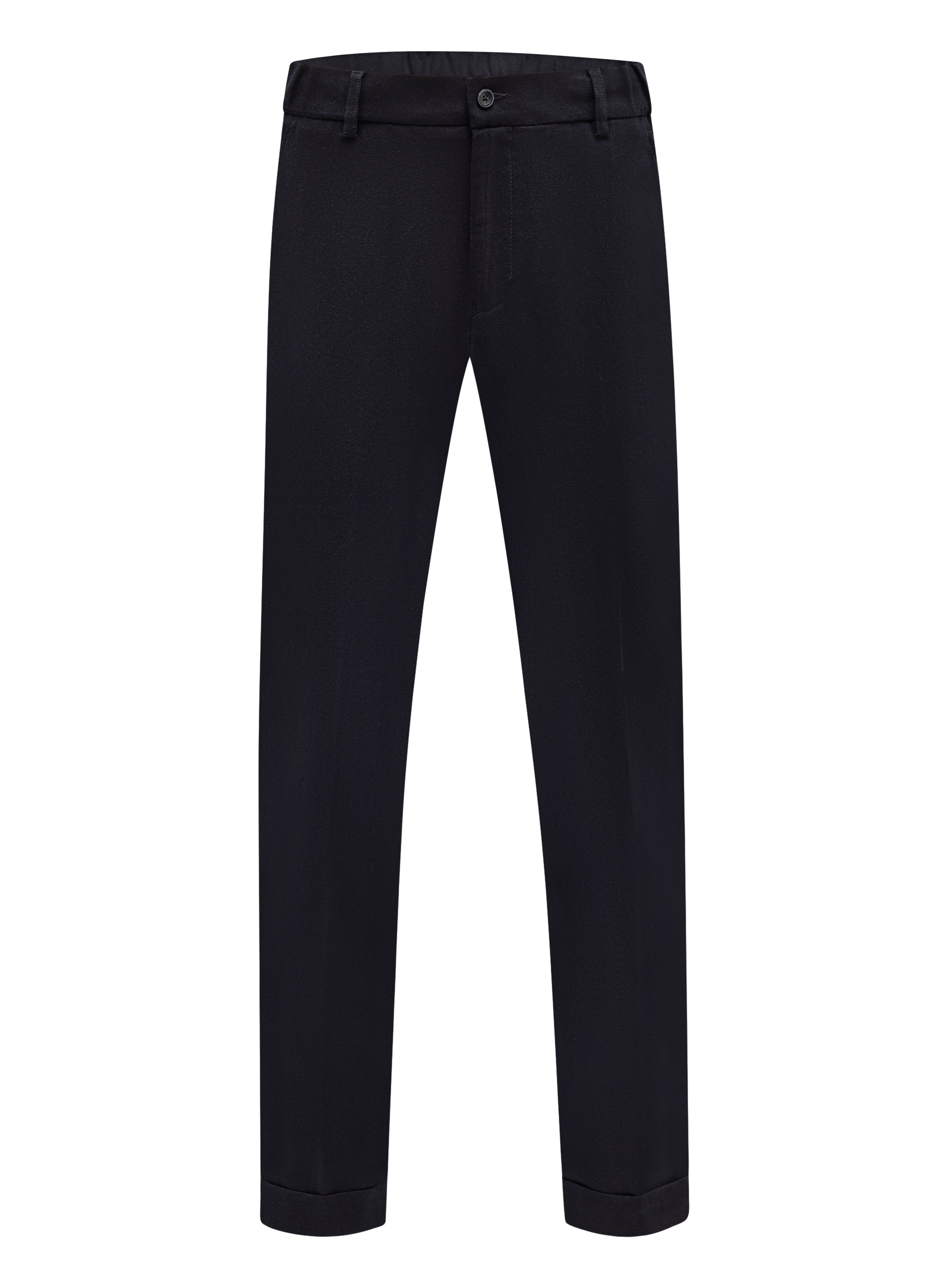 Jog pantalon van wol en cashmere | BLUE NAVY