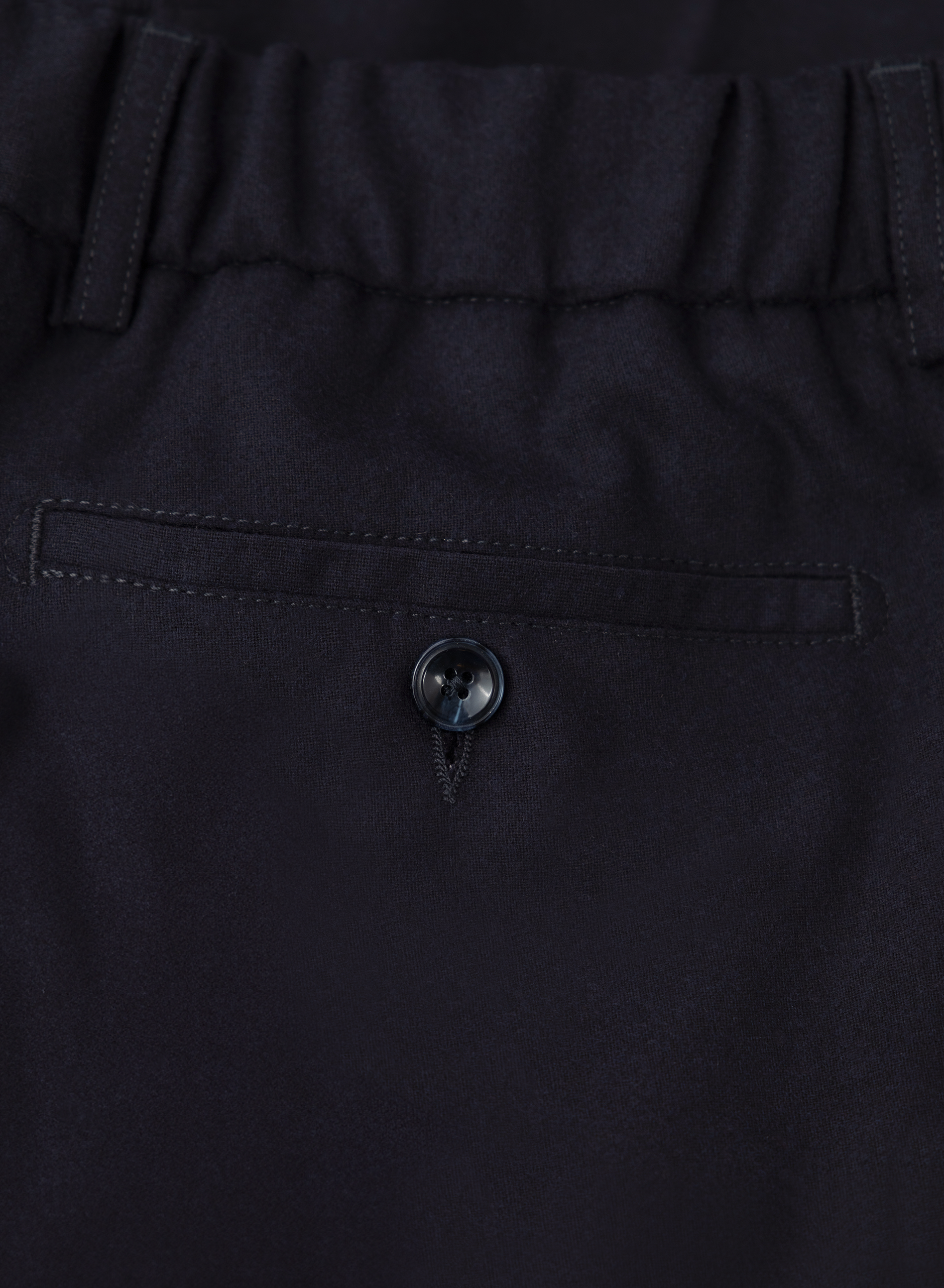 Jog pantalon in wol cashmere stretch | FULL_WIDTH | BLUE NAVY