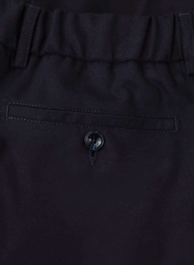Jog pantalon in wol cashmere stretch | FULL_WIDTH | BLUE NAVY