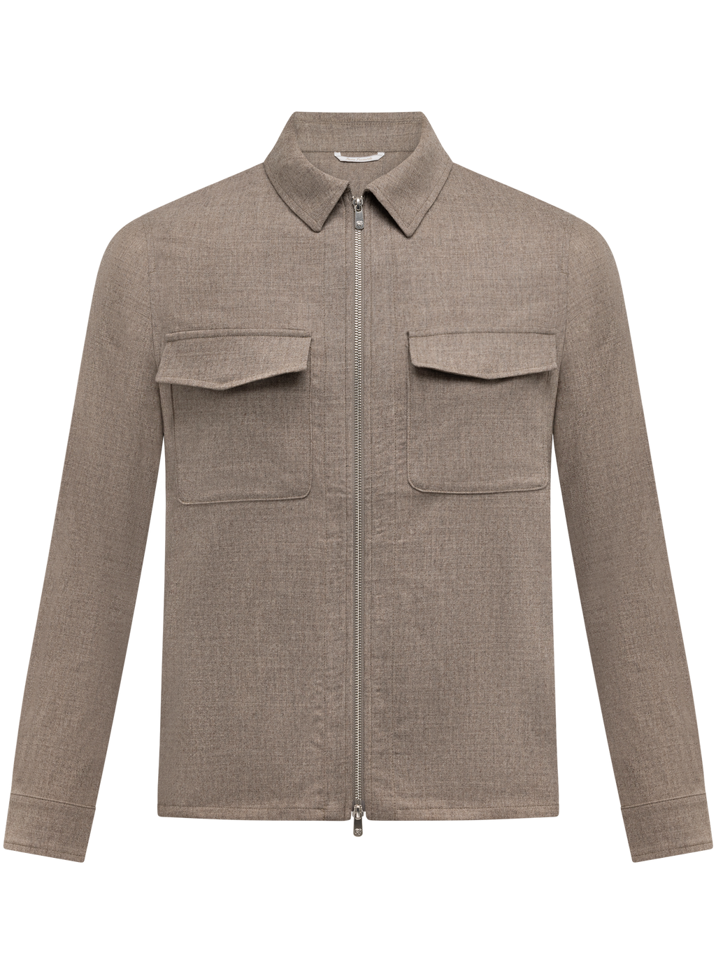 Urus overshirt van wol en cashmere | Beige