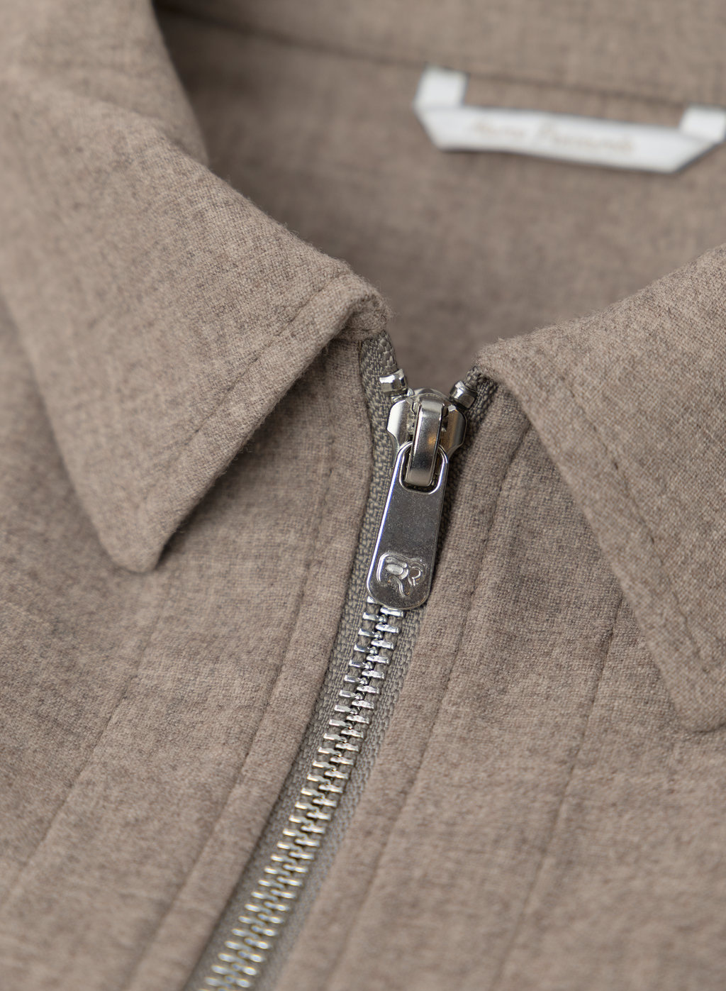 Urus overshirt van wol en cashmere | FULL_WIDTH | Beige