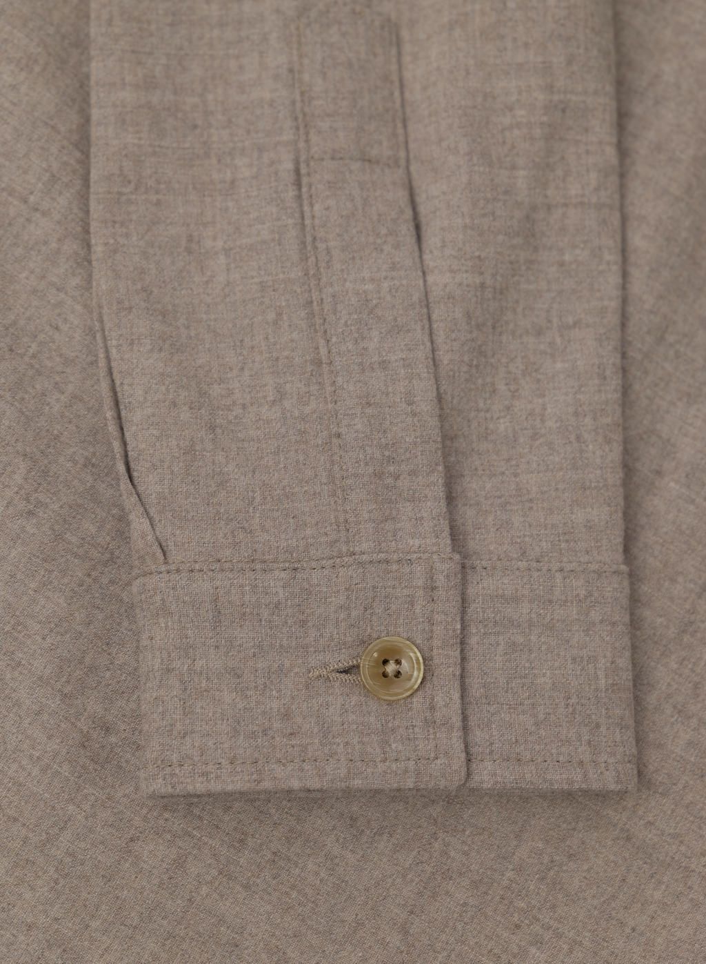 Urus overshirt van wol en cashmere | FULL_WIDTH | Beige