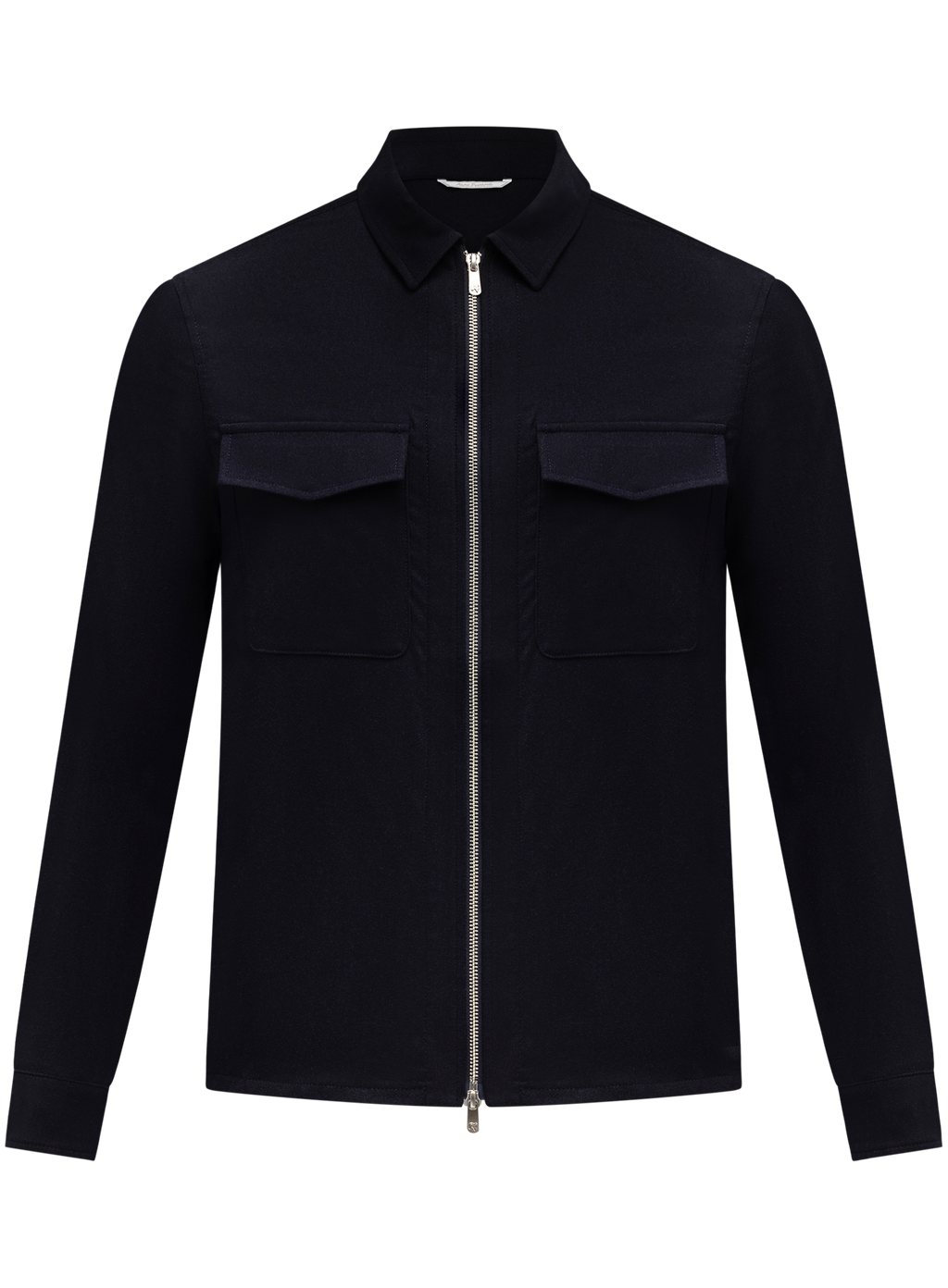 Overshirt in wol cashmere | BLUE NAVY