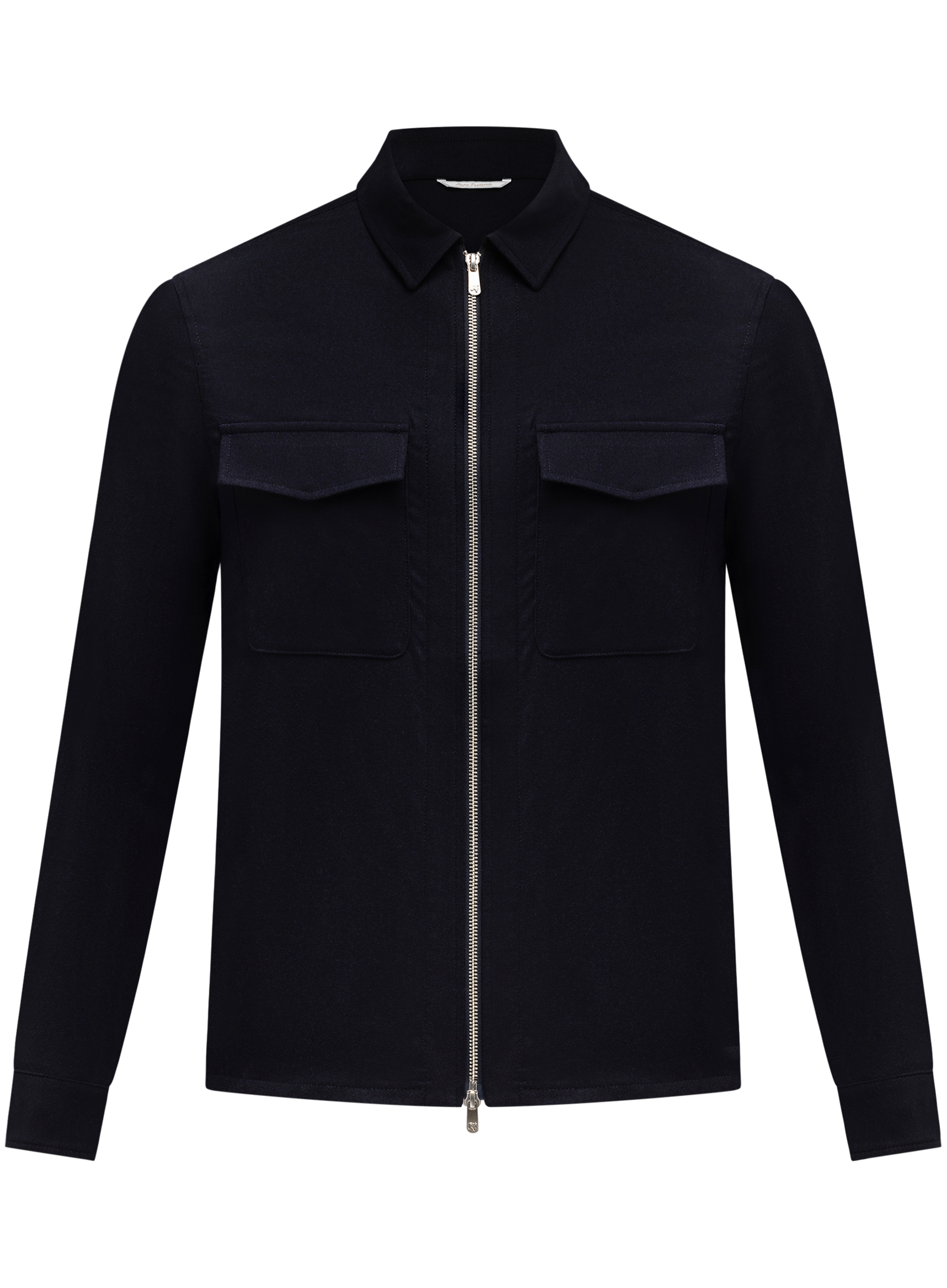 Urus overshirt van wol en cashmere | BLUE NAVY
