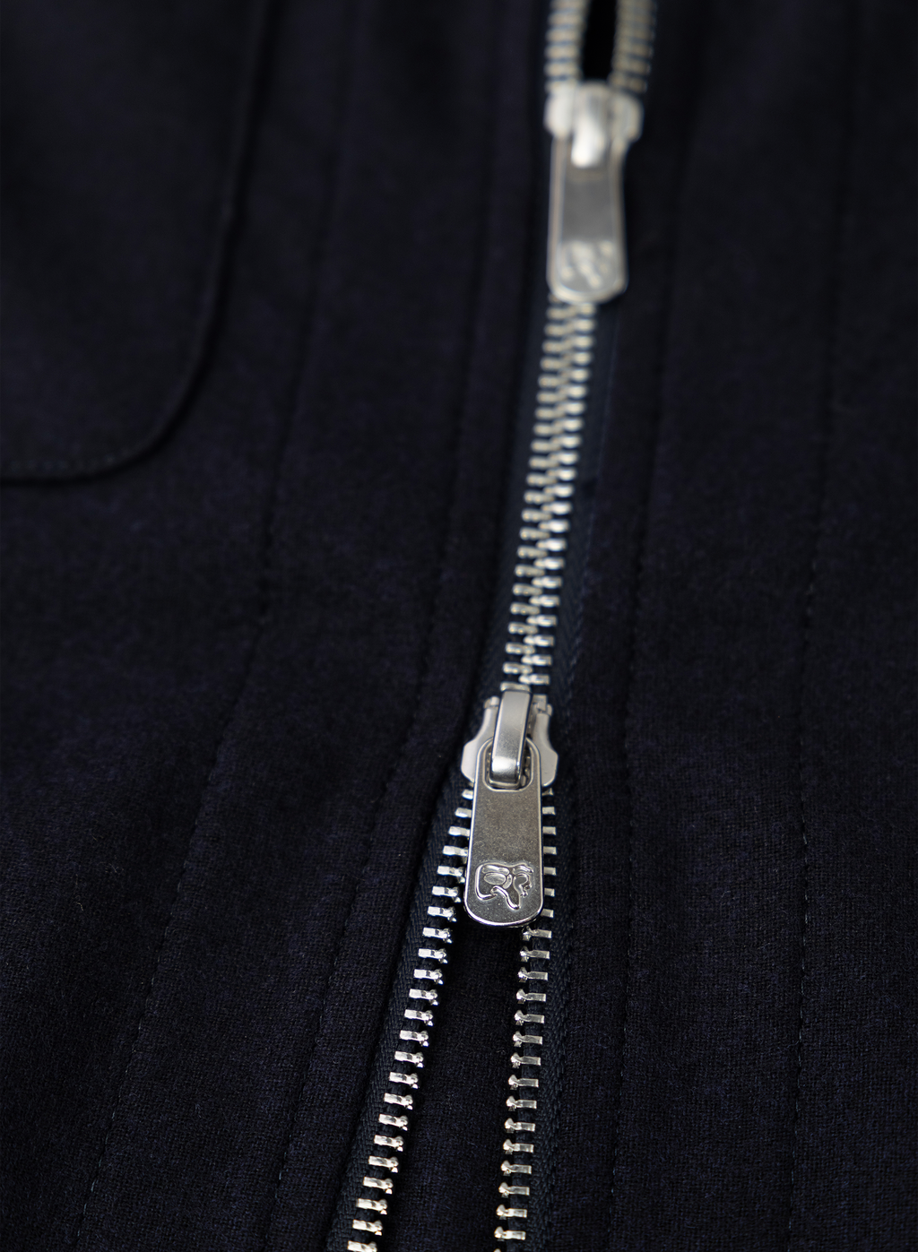 Overshirt in wol cashmere | FULL_WIDTH | BLUE NAVY