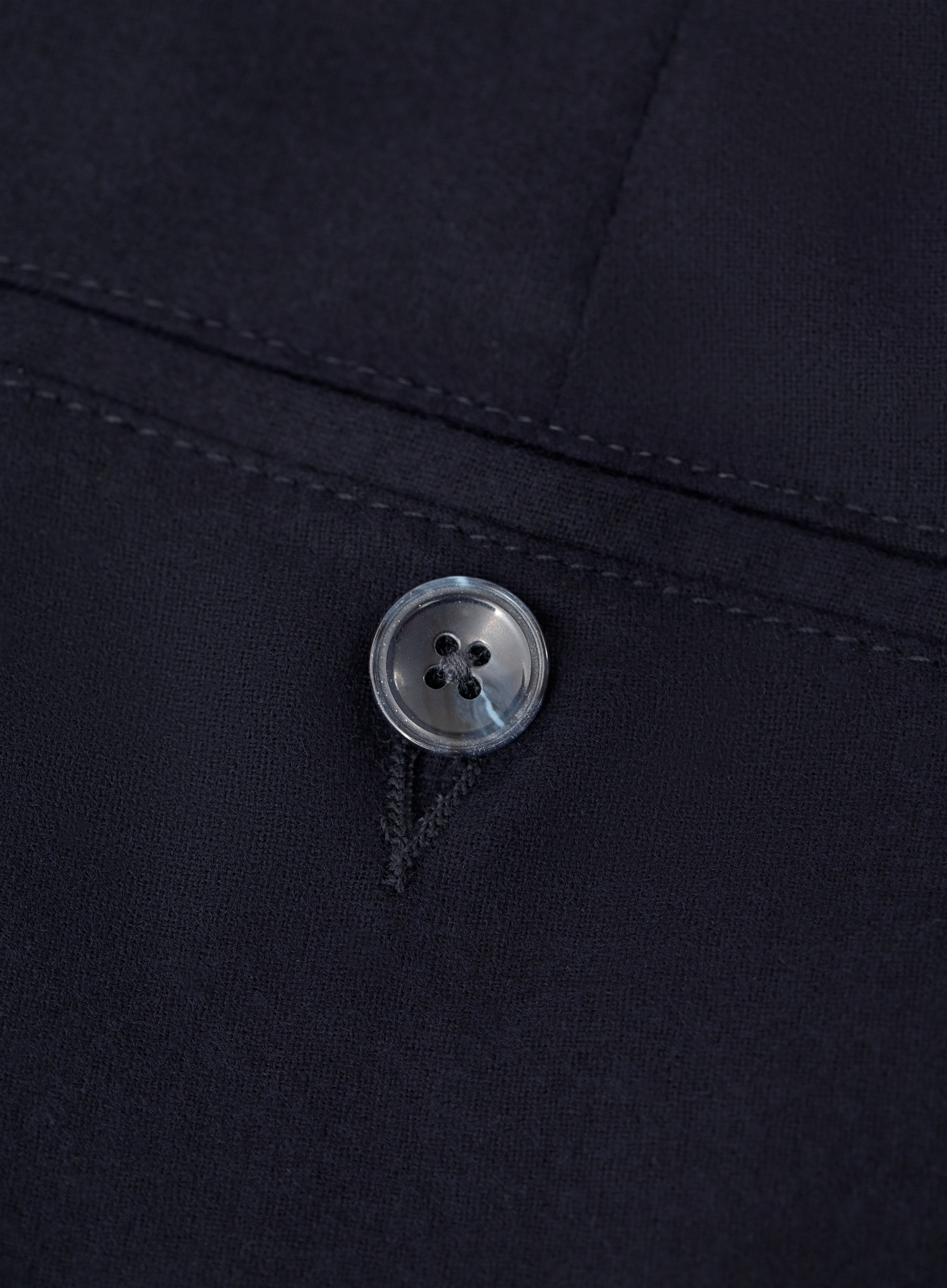 Bandplooi pantalon van scheerwol en cashmere | FULL_WIDTH | BLUE NAVY