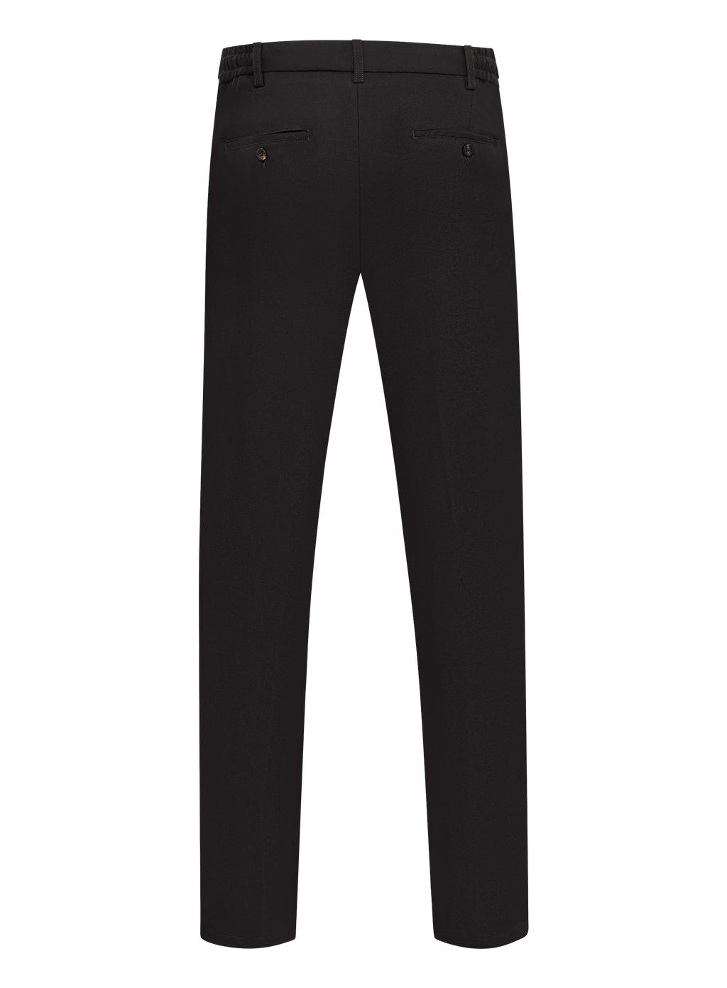Bandplooi pantalon van scheerwol en cashmere | D.Bruin
