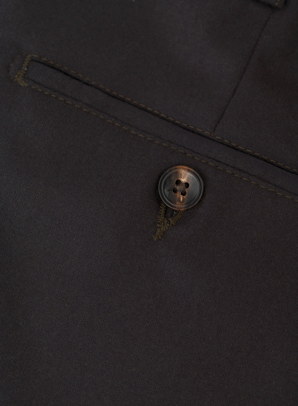 Bandplooi pantalon van scheerwol en cashmere | FULL_WIDTH | D.Bruin