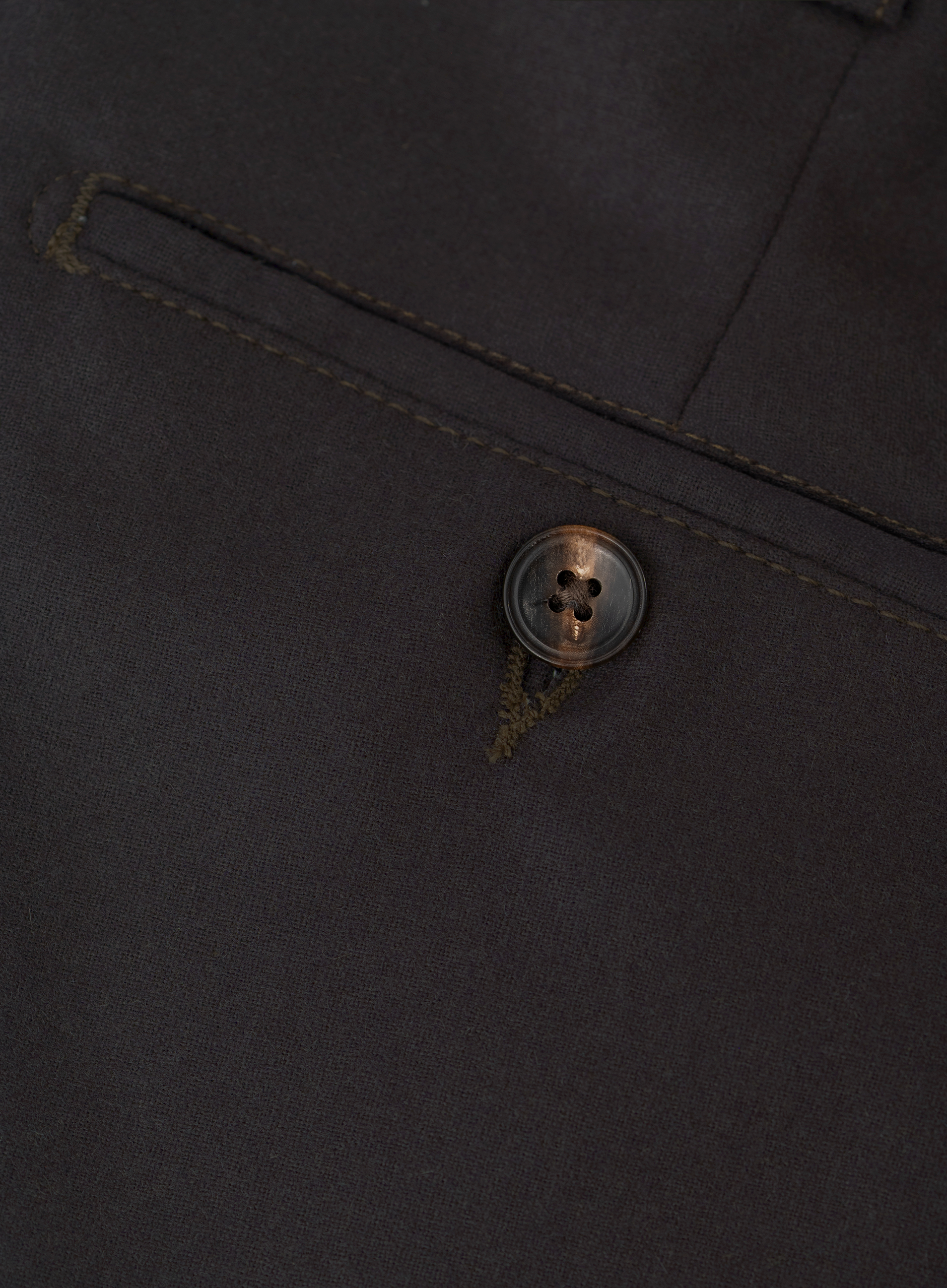 Bandplooi pantalon van scheerwol en cashmere | FULL_WIDTH | D.Bruin