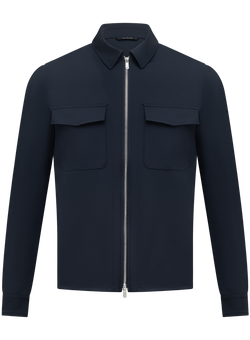 Urus overshirt met ritssluiting | BLUE NAVY