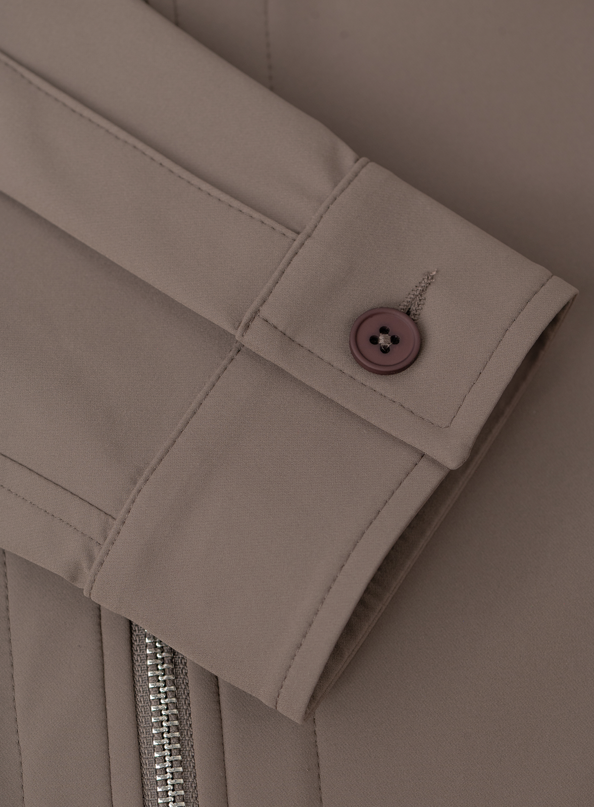 Urus overshirt met ritssluiting | FULL_WIDTH | TAUPE