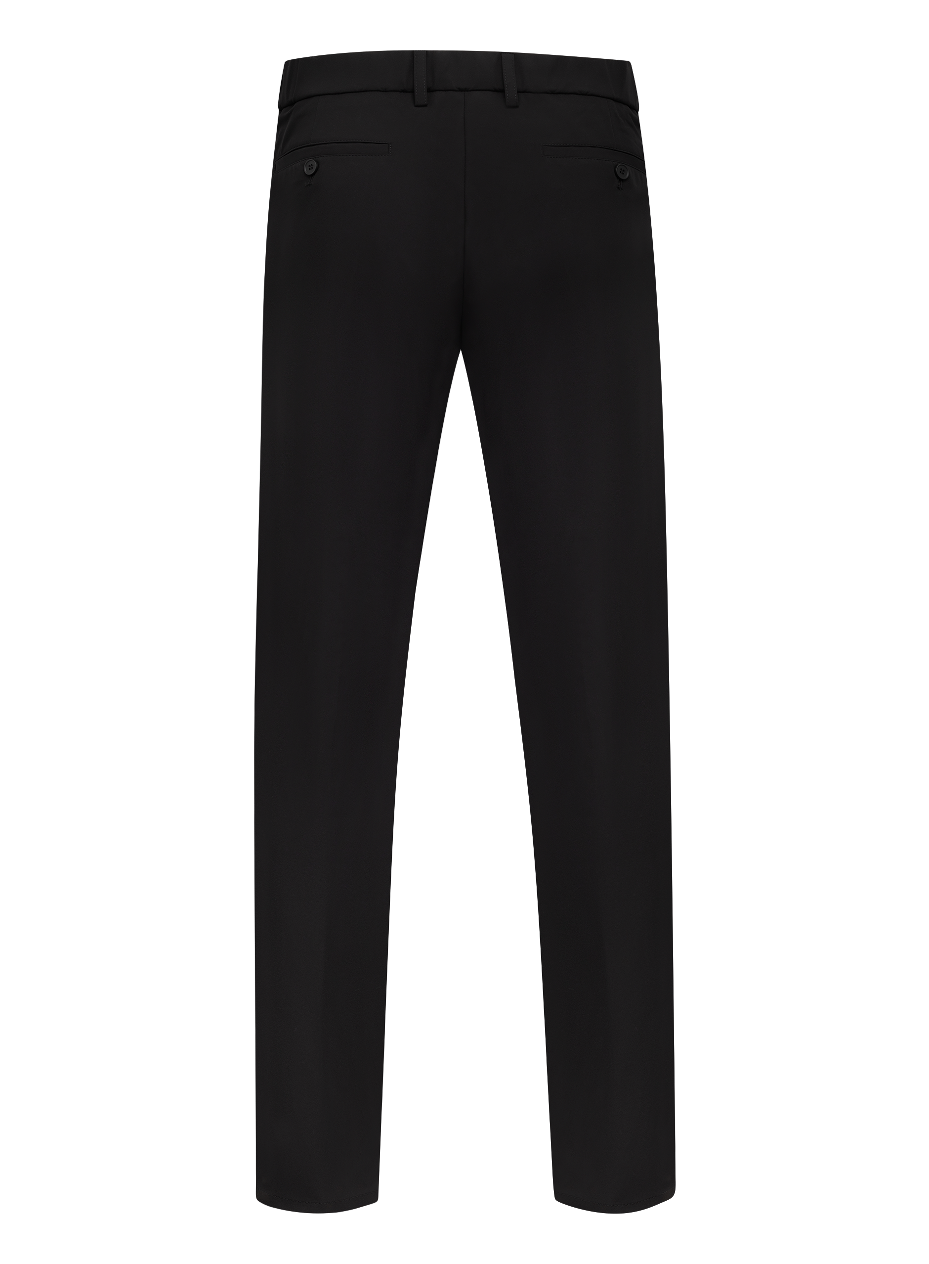 Bros chino van technische stof | Zwart