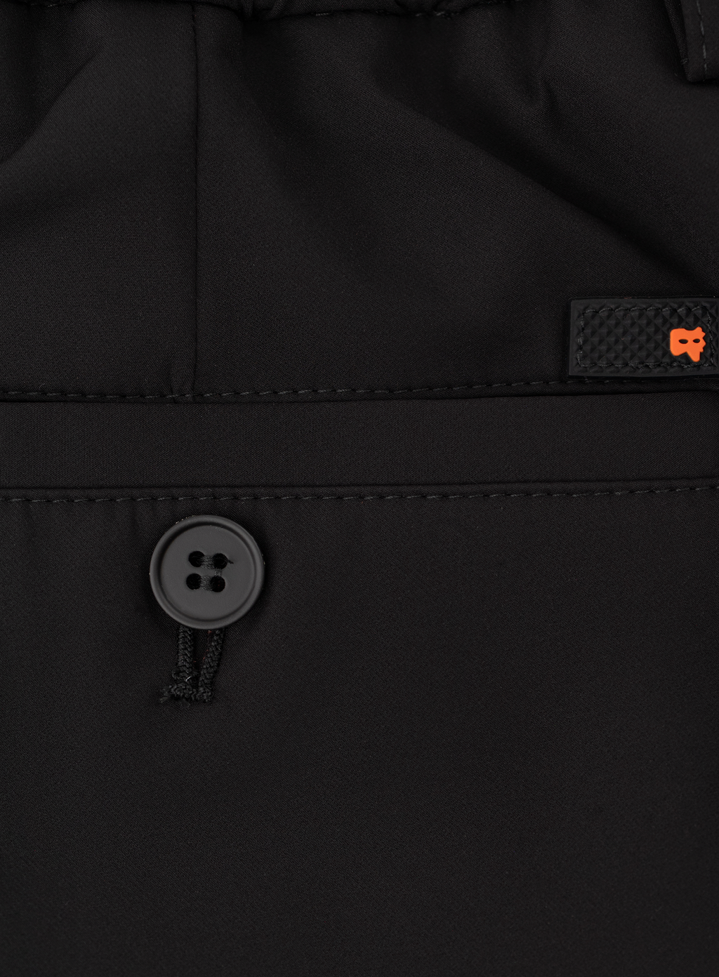 Bros chino van technische stof | FULL_WIDTH | Zwart