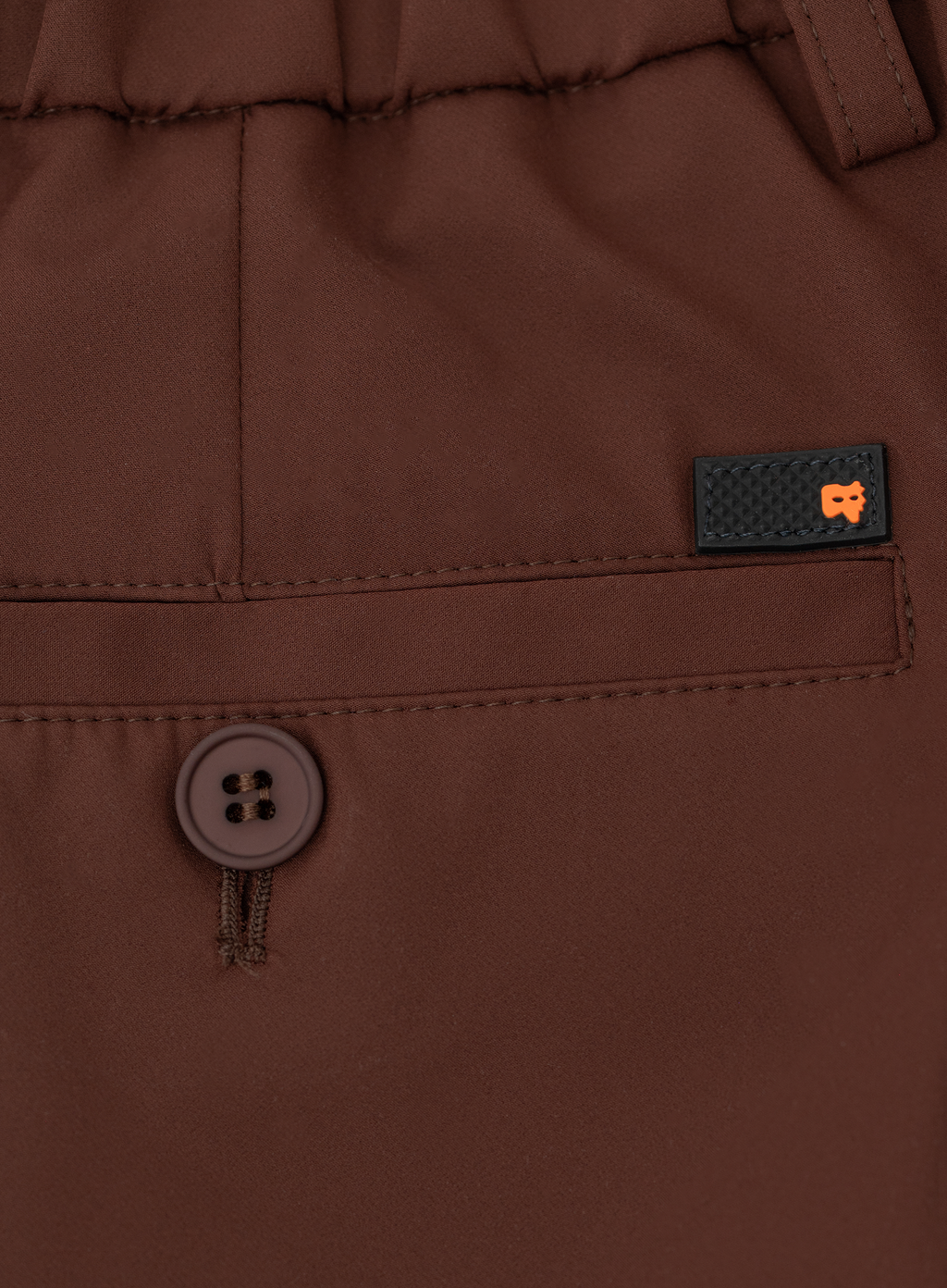 Bros chino van technische stof | FULL_WIDTH | Roest