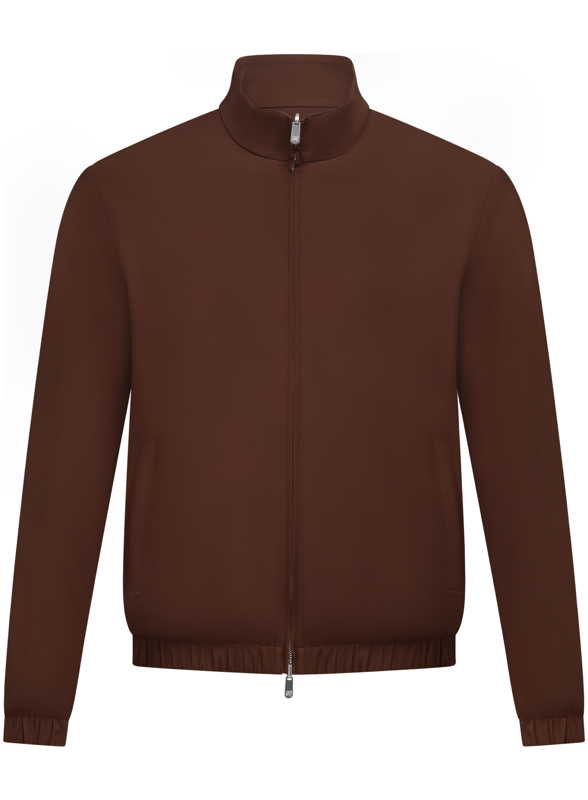 Forzad reversible jack met opstaande kraag | Roest