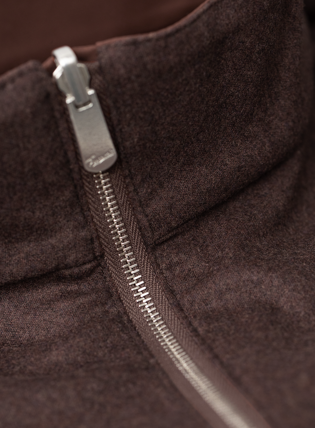 Forzad reversible jack met opstaande kraag | FULL_WIDTH | Roest