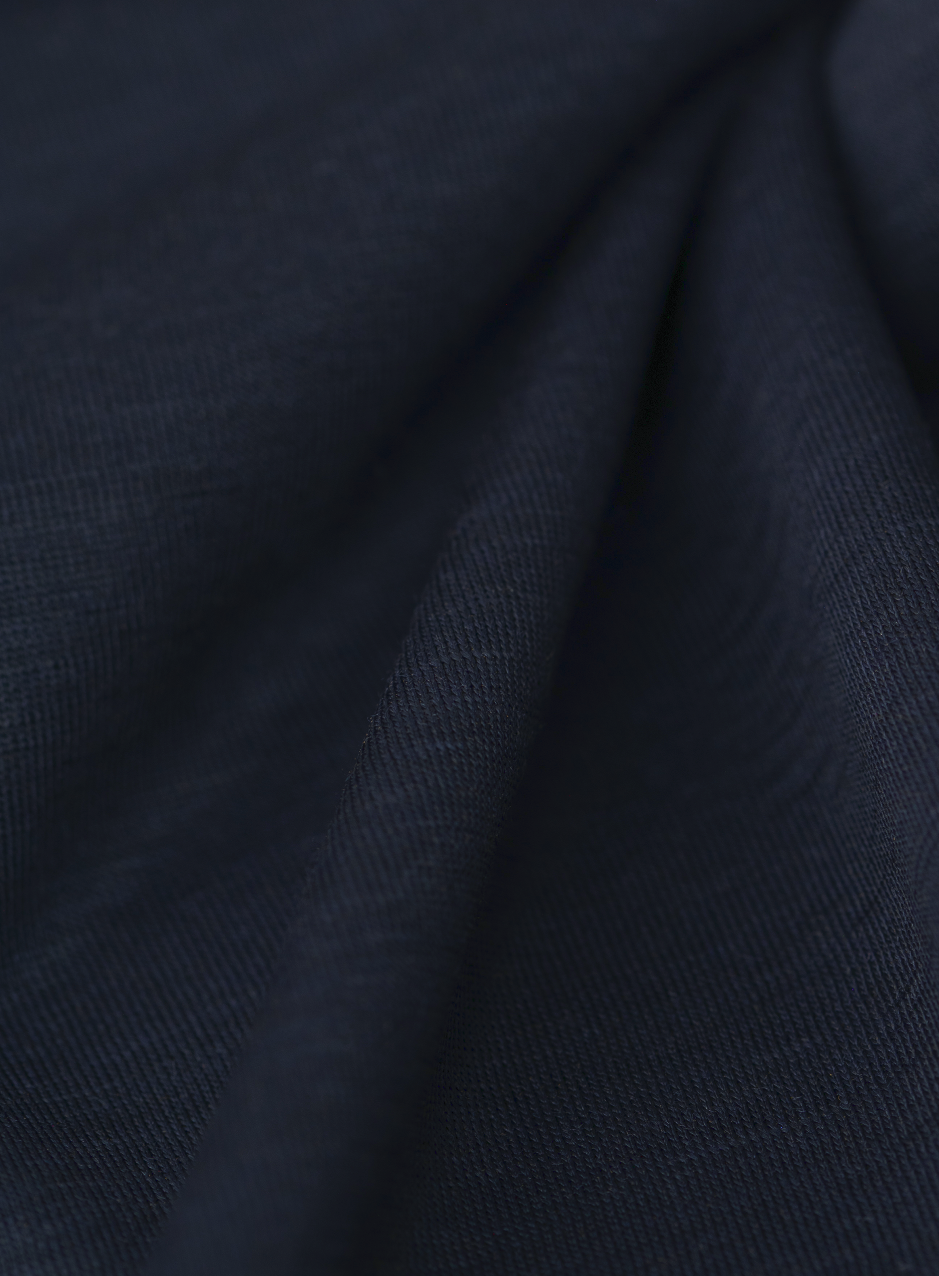 T-shirt van scheerwol met korte mouwen | FULL_WIDTH | BLUE NAVY