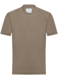 T-shirt in wol stretch | Beige