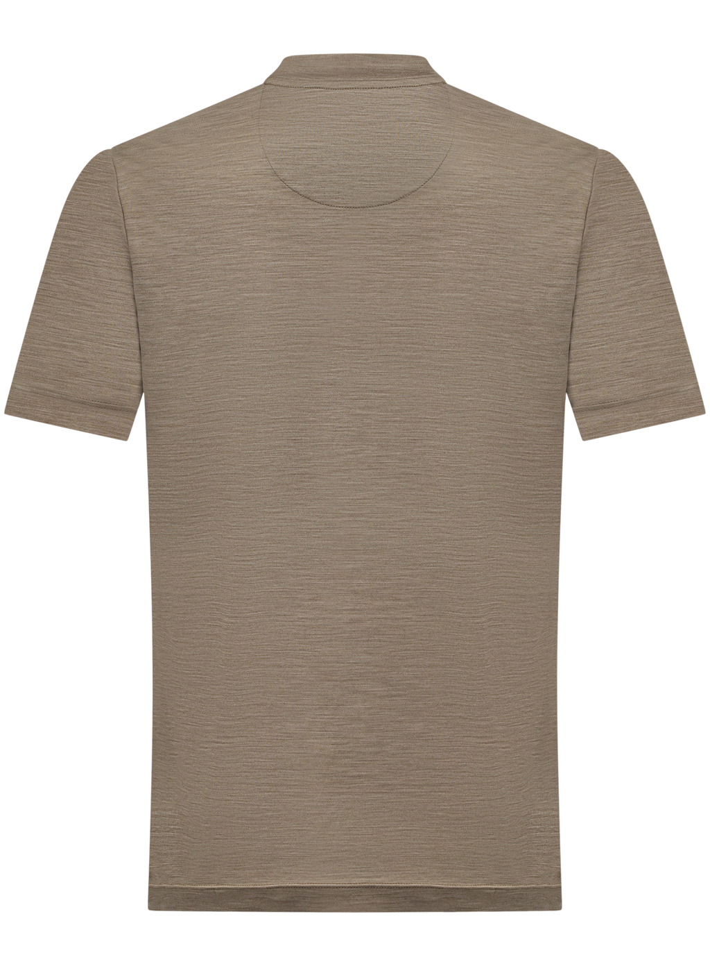 T-shirt in wol stretch | Beige