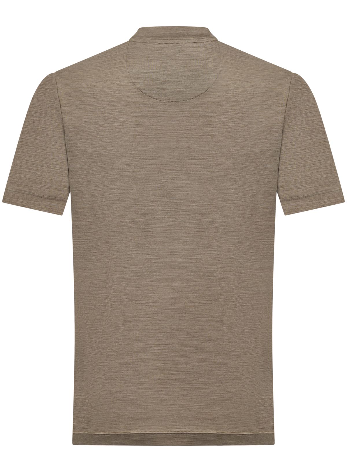T-shirt in wol stretch | Beige