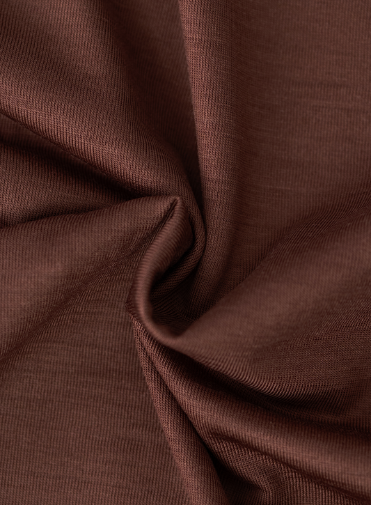 Stretch virgin wool T-shirt