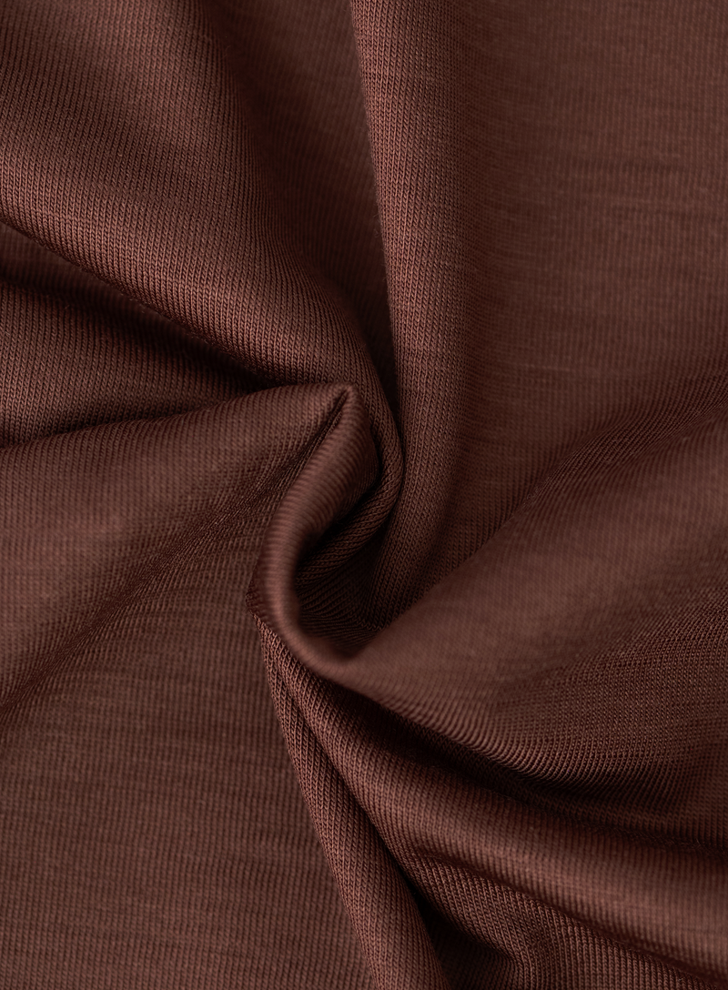 T-shirt in wol stretch | FULL_WIDTH | Roest