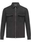 Urus overshirt van premium cashmere | Bruin