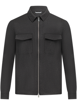 Overshirt uomo in cashmere stretch | Bruin