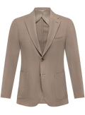 Single-breasted colbert van cashmere | TAUPE