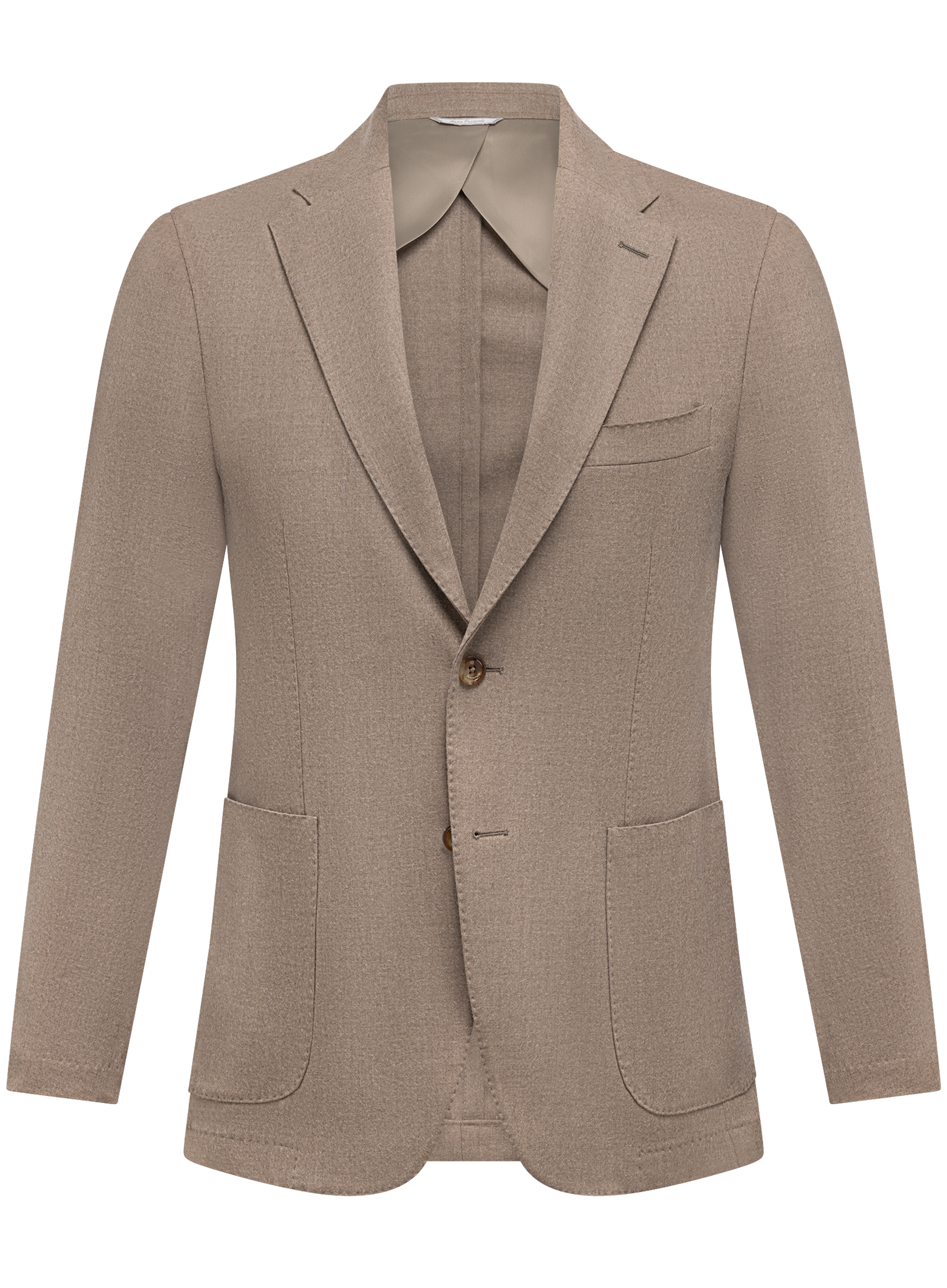 Single-breasted colbert van cashmere | TAUPE