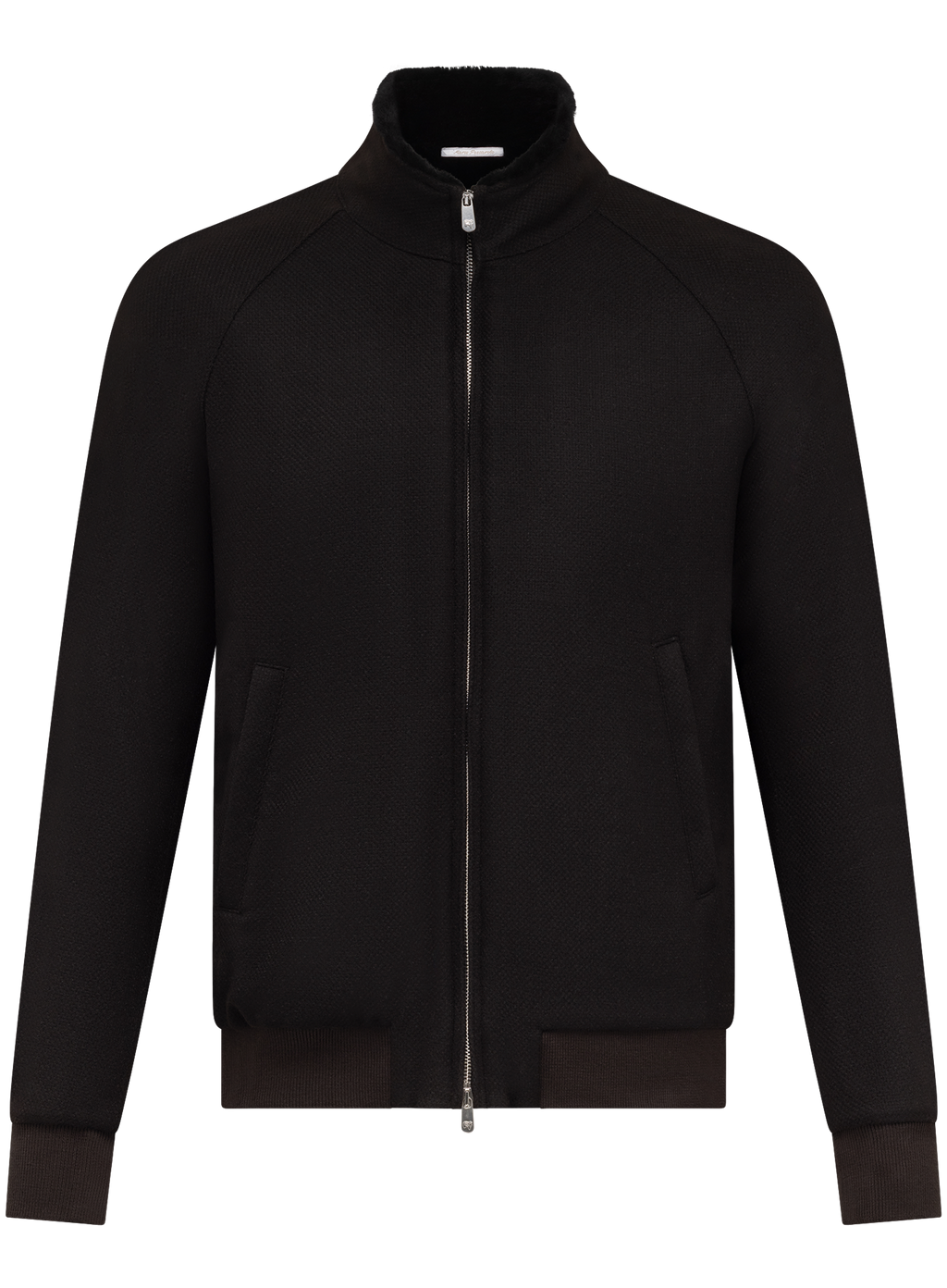 Bomberjack in wol cashmere zijde | D.Bruin