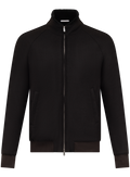 Bomberjack in wol cashmere zijde | D.Bruin