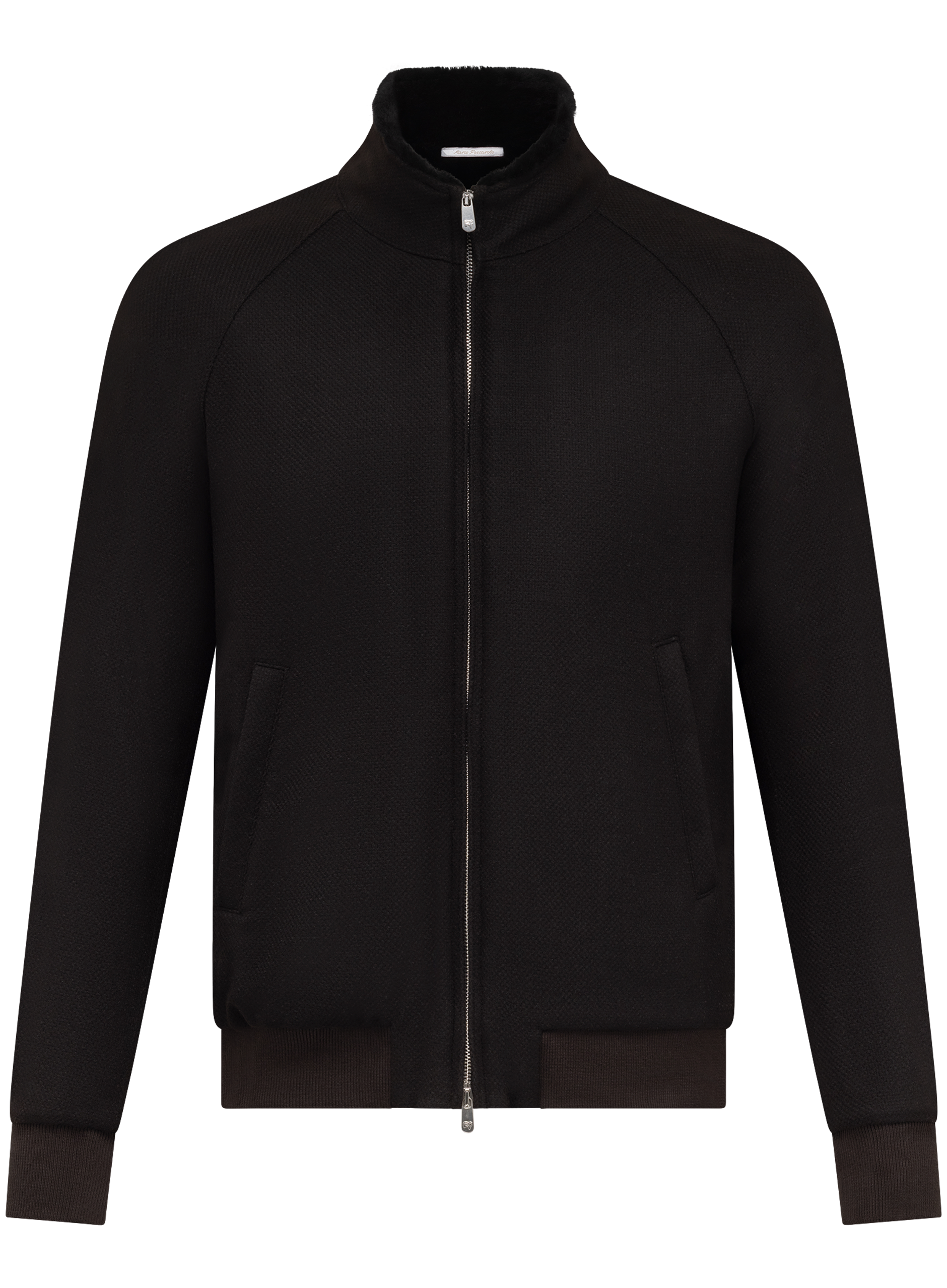 Bomberjack in wol cashmere zijde | D.Bruin