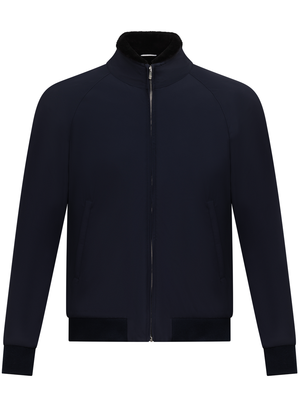 Waterafstotend jack met donsvulling | BLUE NAVY