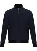Waterafstotend jack met donsvulling | BLUE NAVY