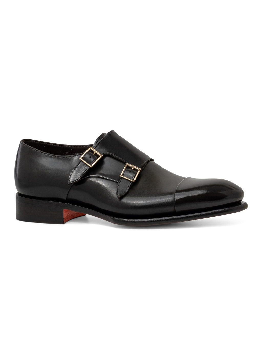 Carter dubbele gespschoenen van leer | D.Groen