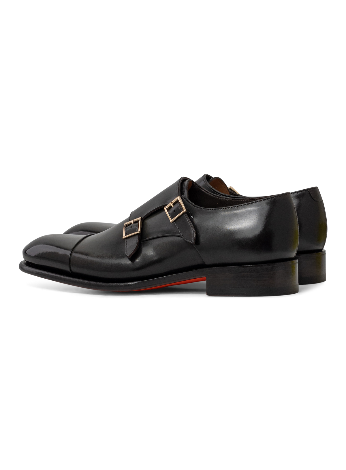 Carter dubbele gespschoenen van leer | D.Groen