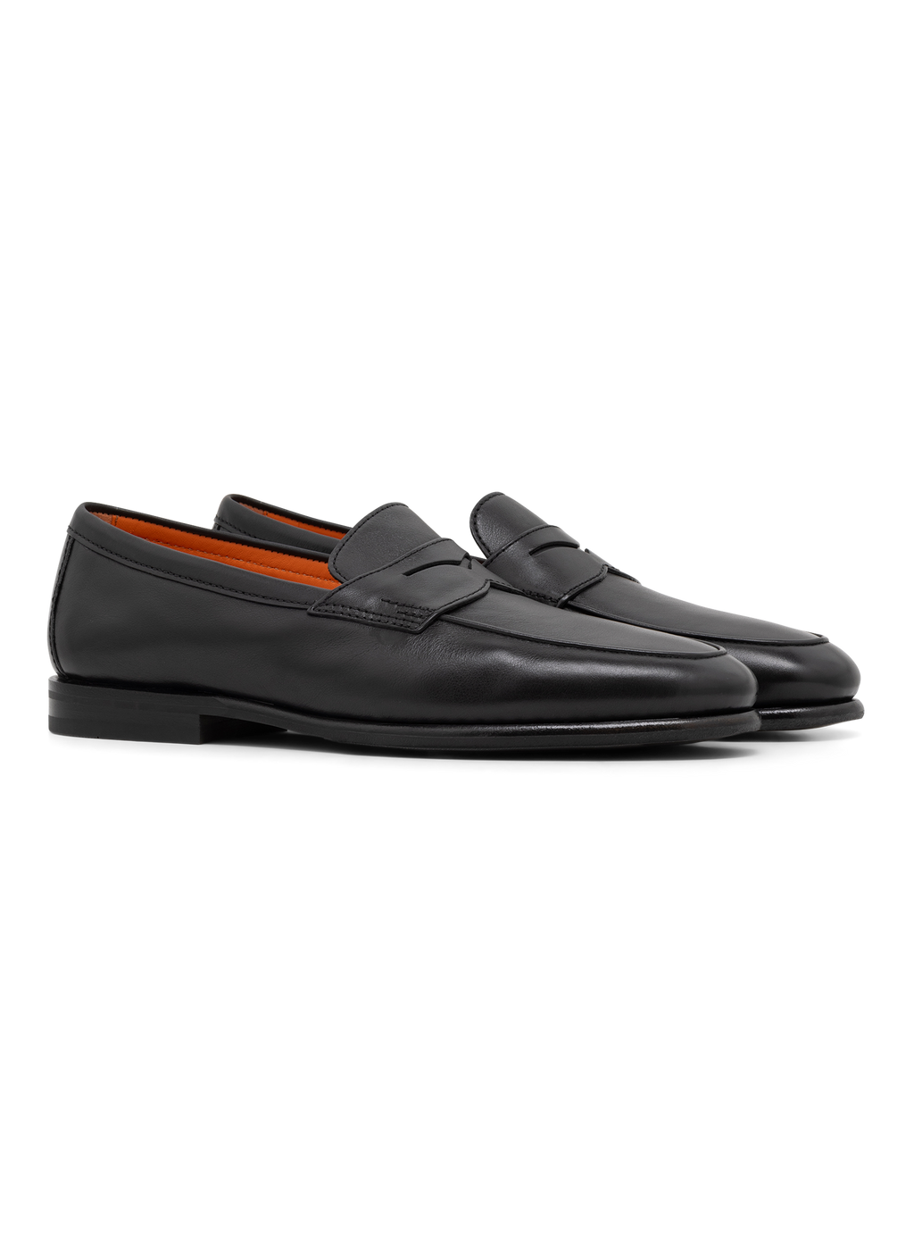 Carlo penny loafers van premium kalfsleer | Zwart