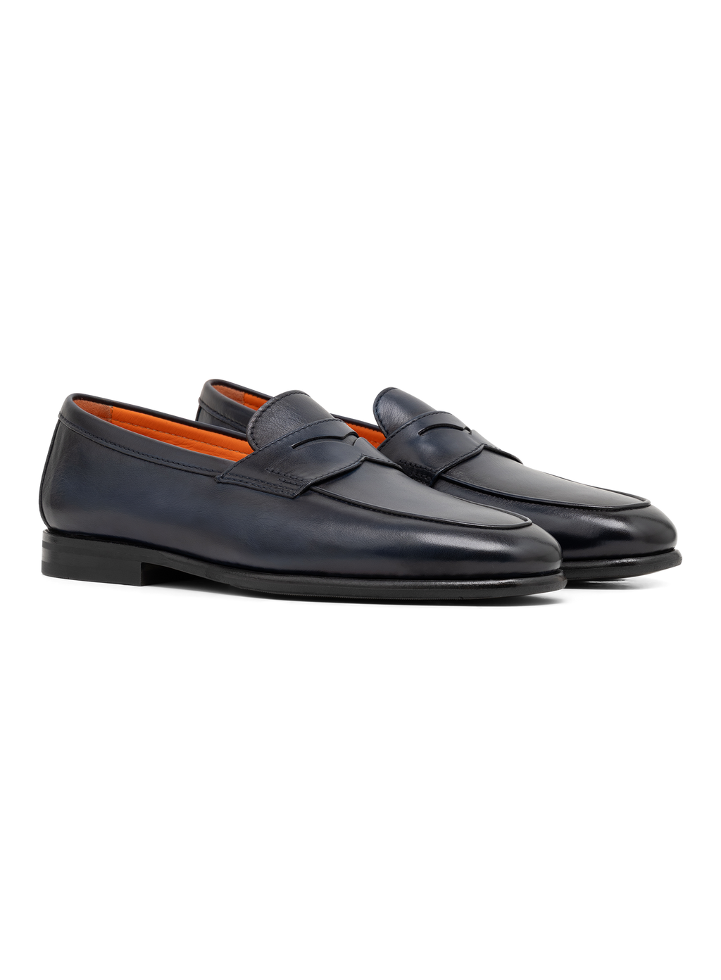 Carlo penny loafers van premium kalfsleer |  BLUE NAVY