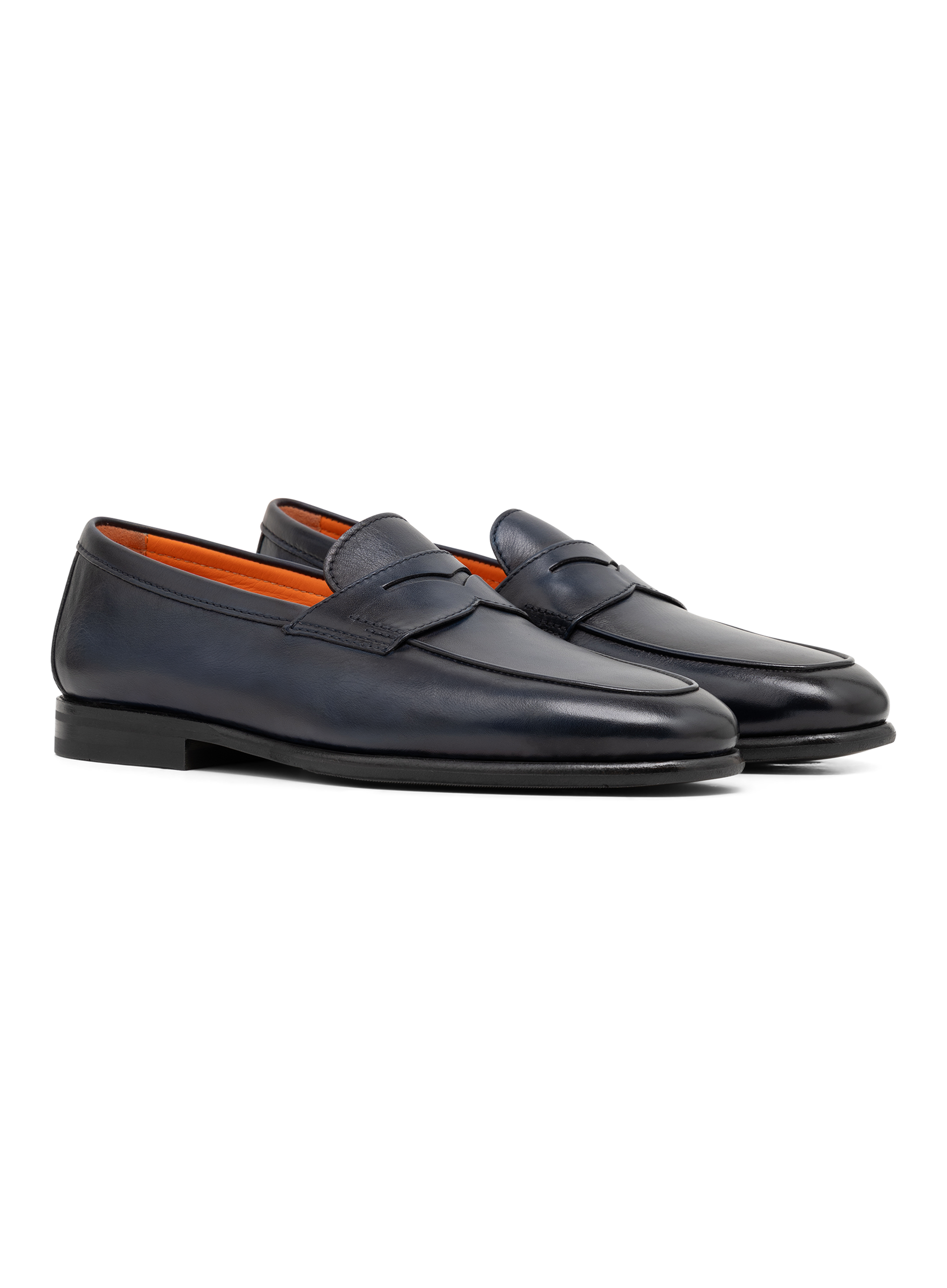 Carlo penny loafers van premium kalfsleer |  BLUE NAVY