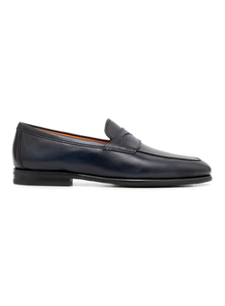 Carlo penny loafers van premium kalfsleer | BLUE NAVY