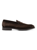Klassieke penny loafers van suède | D.Bruin