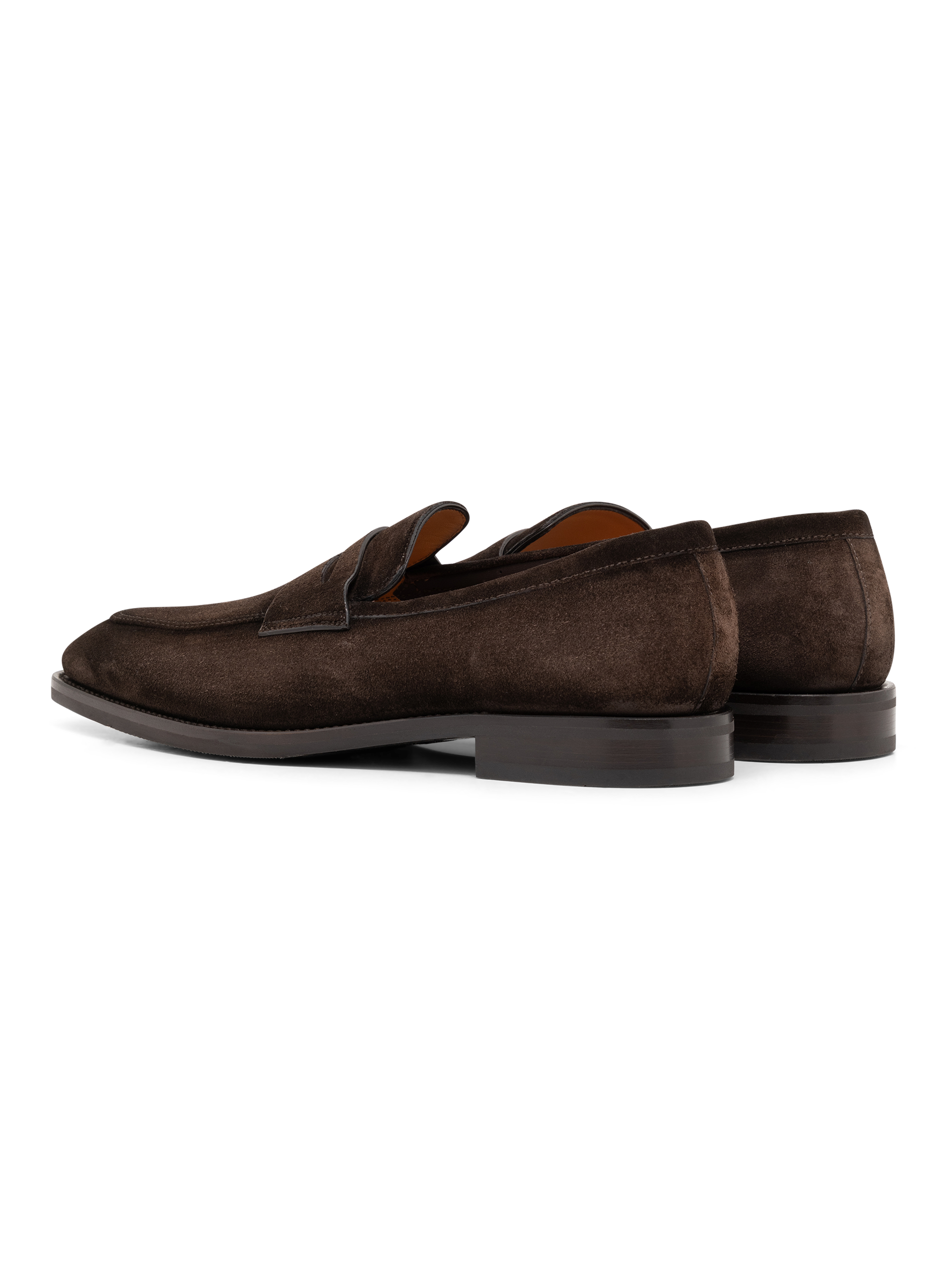 Klassieke penny loafers van suède | D.Bruin
