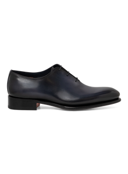 Scarpe Oxford uomo in pelle lucida | BLUE NAVY