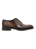 Oxford schoenen van leer met brogue-details | Bruin