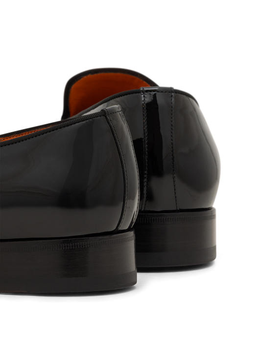 Patent leather loafers