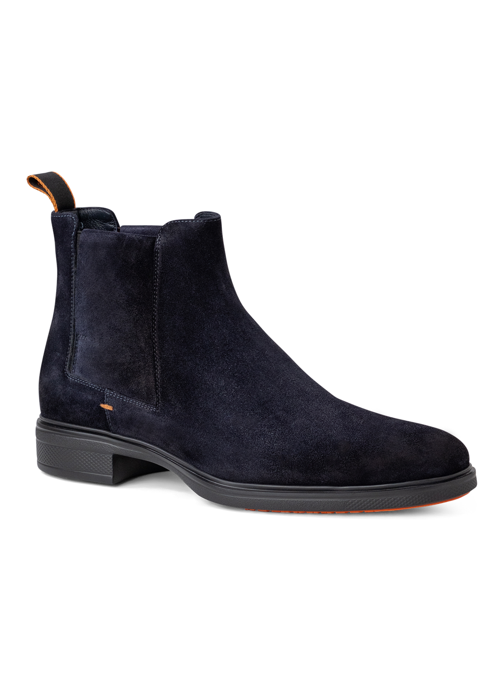 Chelsea boots van suède | BLUE NAVY